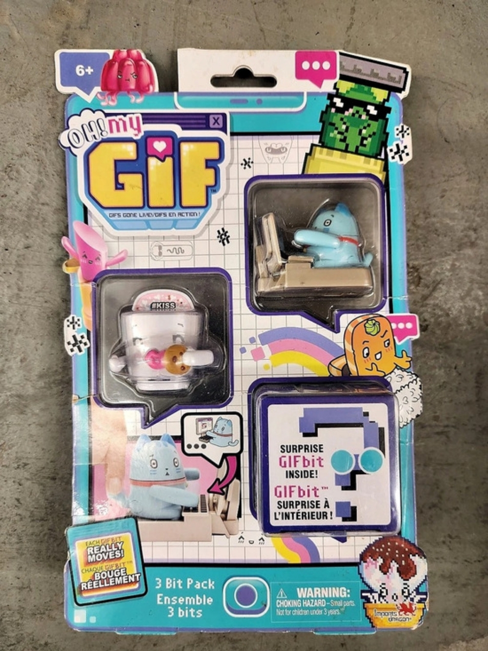 Oh MY G.I.F. 3-Bit Pack Collectible Figures NWT